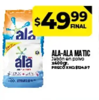 Supermayorista Vital Ala-Ala Matic Jabón en polvo x 400 gr. oferta