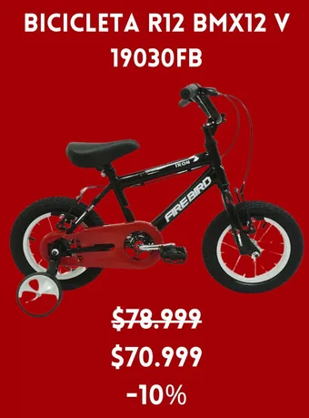 Naldo Lombardi BICICLETA R12 BMX12 V 19030FFB oferta