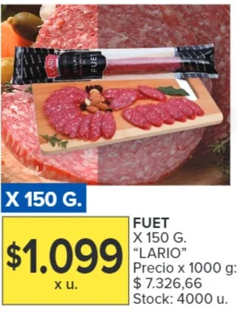 Carrefour FUET X 150 G oferta