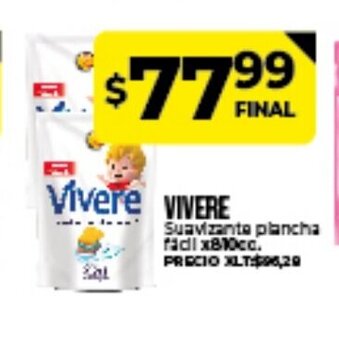 Supermayorista Vital Vivere Suavizante plancha fácil x 810 cc. oferta