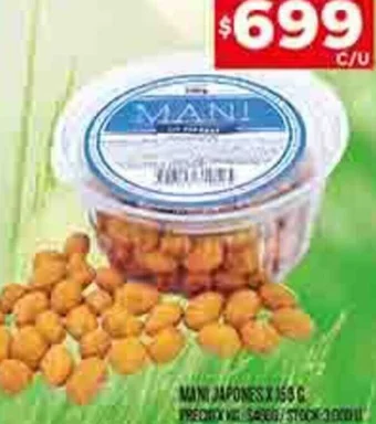 Supermercados DIA MANI JAPONES oferta