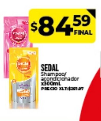 Supermayorista Vital Sedal Shampoo/acondicionador x 300 ml oferta