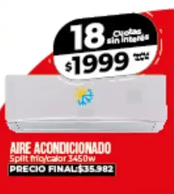 Supermayorista Vital Aire Acondicionado Split 3450w oferta