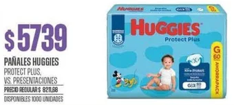 Supermercados Vea PAÑALES HUGGIES oferta