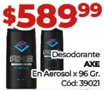 Diarco Desodorante AXE En Aerosol x 96 Gr. oferta