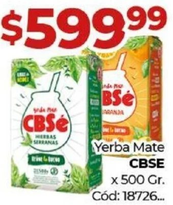 Diarco Yerba Mate CBSE x 500gr oferta