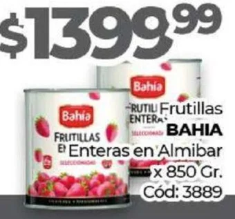 Diarco FRUTILLAS BAHIA Enteras en Almibar x 850gr oferta