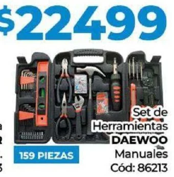 Diarco DAEWOO Set de Herramientas oferta