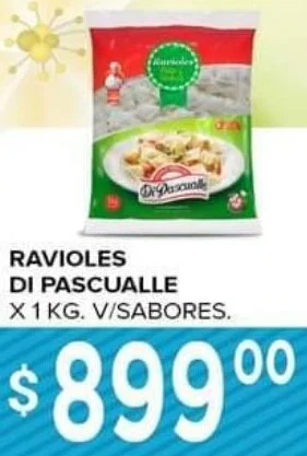 Supermercados Mayor RAVIOLES DI PASCUALLE X 1 KG. V/SABORES oferta