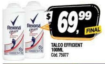 Supermercados Yaguar Talco Efficient 100ml oferta