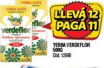 Supermercados Yaguar Yerba Verdeflor 500g oferta
