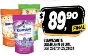 Supermercados Yaguar Suavizante Querubin 900ml oferta