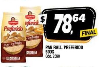 Supermercados Yaguar Pan Rall. Preferido 500g oferta