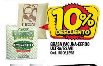 Grasa Vacuna Cerdo Ultra/Esani
