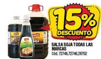 Supermercados Yaguar Salsa Soja Todas Las Marcas oferta
