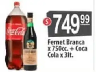 Autoservicio Capo Fernet Branca x 750cc oferta