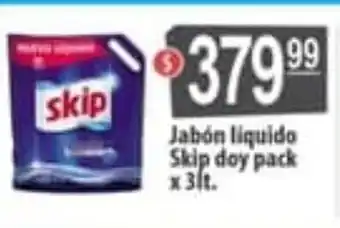 Autoservicio Capo Skip Jabón liquido doy pack x 3lt oferta