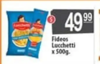 Autoservicio Capo Fideos Lucchetti x 500g oferta