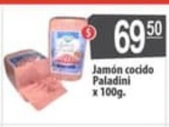 Autoservicio Capo Jamón cocido Paladini x 100g oferta
