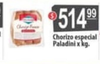 Autoservicio Capo Chorizo especial Paladini x kg oferta