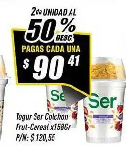 Supermercados Comodin Yogur Ser Colchon Frut-cereal x 158gr oferta