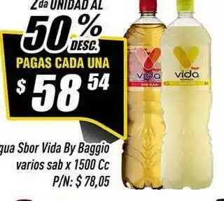 Supermercados Comodin Agua Sbor Vida By Baggio Varios Sab x 1500cc oferta