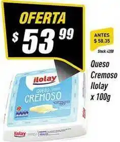 Supermercados Comodin Queso Cremoso Ilolay x 100g oferta