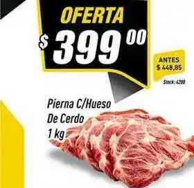 Supermercados Comodin Pierna C Hueso De Cerdo 1kg oferta