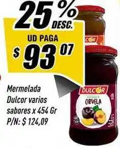 Supermercados Comodin Mermelada Dulcor Varios Sabores x 454gr oferta