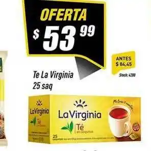Supermercados Comodin Te La Virginia 25saq oferta