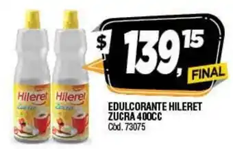 Supermercados Yaguar hileret Edulcorante Zucra 400cc oferta