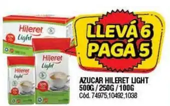Supermercados Yaguar Hileret Light Azucar 500g/250g/100g oferta