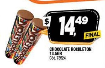 Supermercados Yaguar Rockleton Chocolate 13.5gr oferta