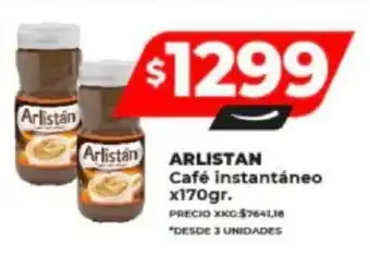 Supermayorista Vital ARLISTAN Café instantáneo x 170gr. oferta