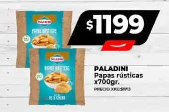 Supermayorista Vital PALADINI Papas rústicas x 700gr. oferta