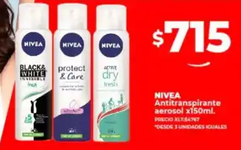 Supermayorista Vital NIVEA Antitranspirante aerosol x 150ml. oferta