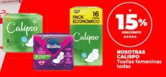 Supermayorista Vital NOSOTRAS - CALIPSO Toallas femeninas todas oferta