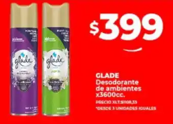 Supermayorista Vital GLADE Desodorante de ambientes x 3600cc. oferta