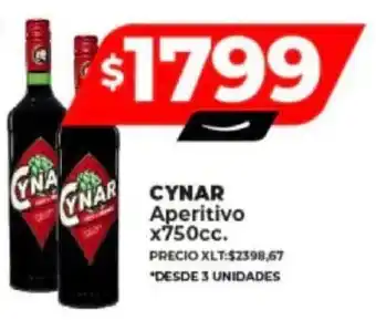 Supermayorista Vital CYNAR Aperitivo x 750cc. oferta