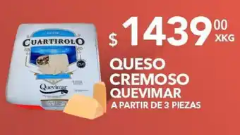 El Milagro Mayorista QUESO CREMOSO QUEVIMAR A PARTIR DE 3 PIEZAS oferta
