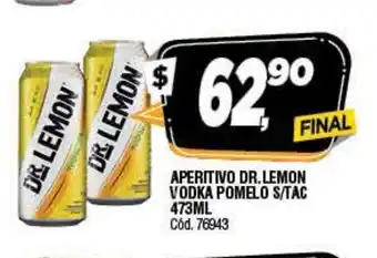 Supermercados Yaguar Dr.Lemon Apertivo Vodka Pomelo S/Tac 473ml oferta