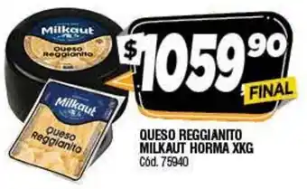 Supermercados Yaguar Milkaut Queso Reggianito Horma xkg oferta