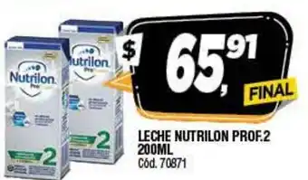 Supermercados Yaguar Nutrilon Leche Prof.2 200ml oferta