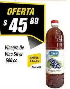 Supermercados Comodin Vinagre De Vino Silva 500cc oferta
