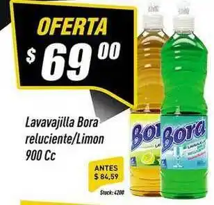 Supermercados Comodin Bora Lavavajilla Reluciente Limon 900cc oferta