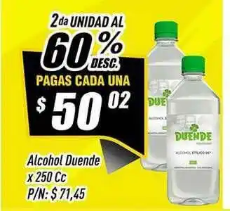 Supermercados Comodin Alcohol Duende x 250cc oferta