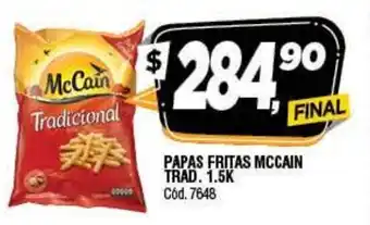 Supermercados Yaguar Mccain Papas Fritas Trad. 1.5k oferta