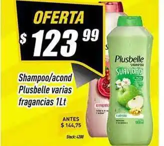 Supermercados Comodin Shampoo Acond Plusbelle 1lt oferta