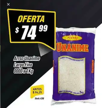 Supermercados Comodin Arroz Unanime Largo Fino 0000 x 1kg oferta