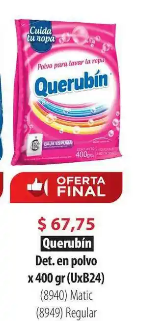 Parodi Querubín Det. En Polvo x 400gr oferta